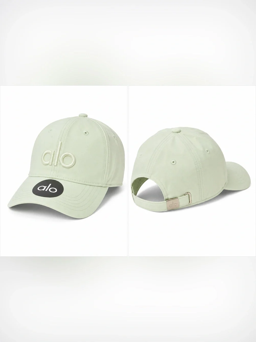 (NWT) ALO Yoga Pastel Mint Logo Baseball Cap